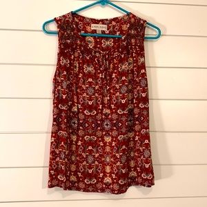 Knox rose flowy tank size M